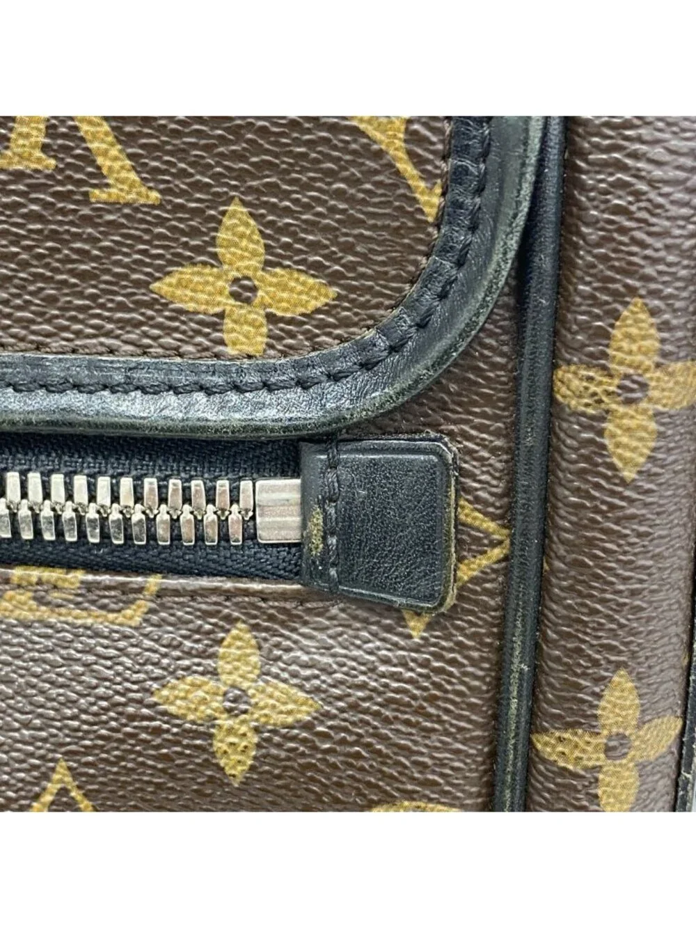 Louis Vuitton Shoulder Bag Monogram Macassar District MM Brown
